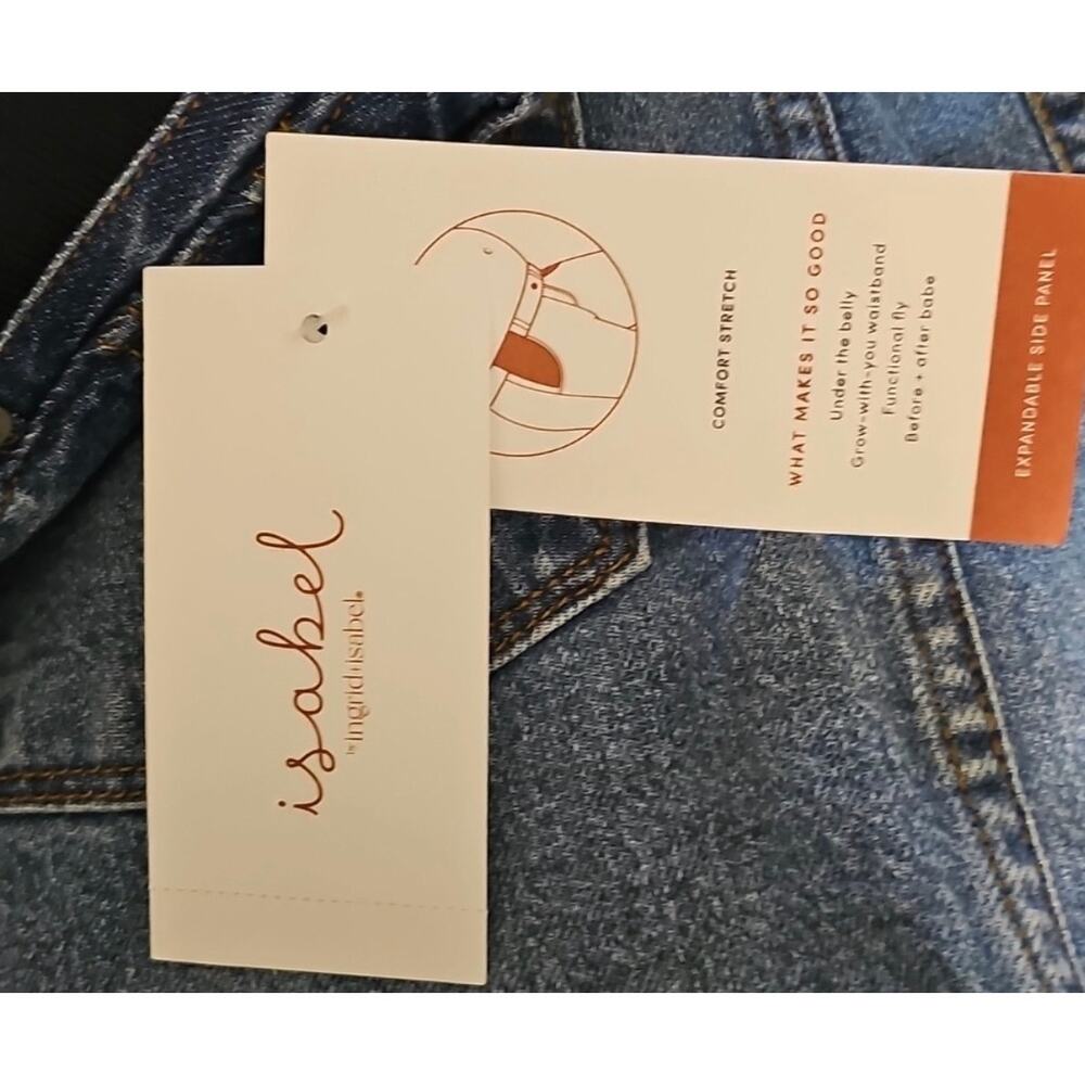 Isabel Maternity by Ingrid womans midi maternity skirt 6 - Picture 4 of 6